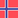 Flagge von Norwegen